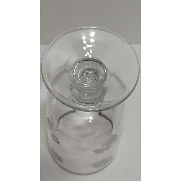 Vintage 25th Anniversary Silver Rim Goblet – Commemorative Glass Keepsake - Picture 3 of 4